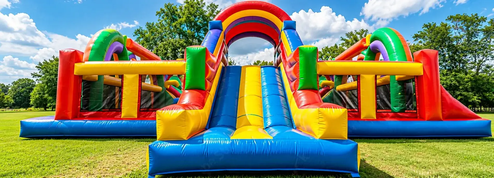Bounce House Rental Vancouver WA colorful bounce house hero image